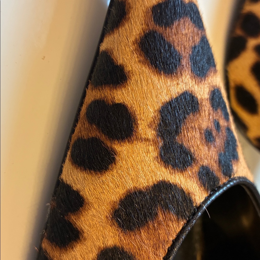 Nine West Leopard Print Heels - Picture 4 of 5
